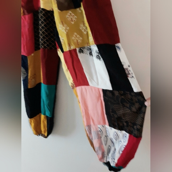 Handmade VTG Patchwork Pants - Picture 3 of 4